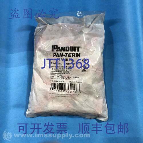 原装供应Panduit FSD86-25-L 一袋 50 个线套圈，单线，2 AWG FNF