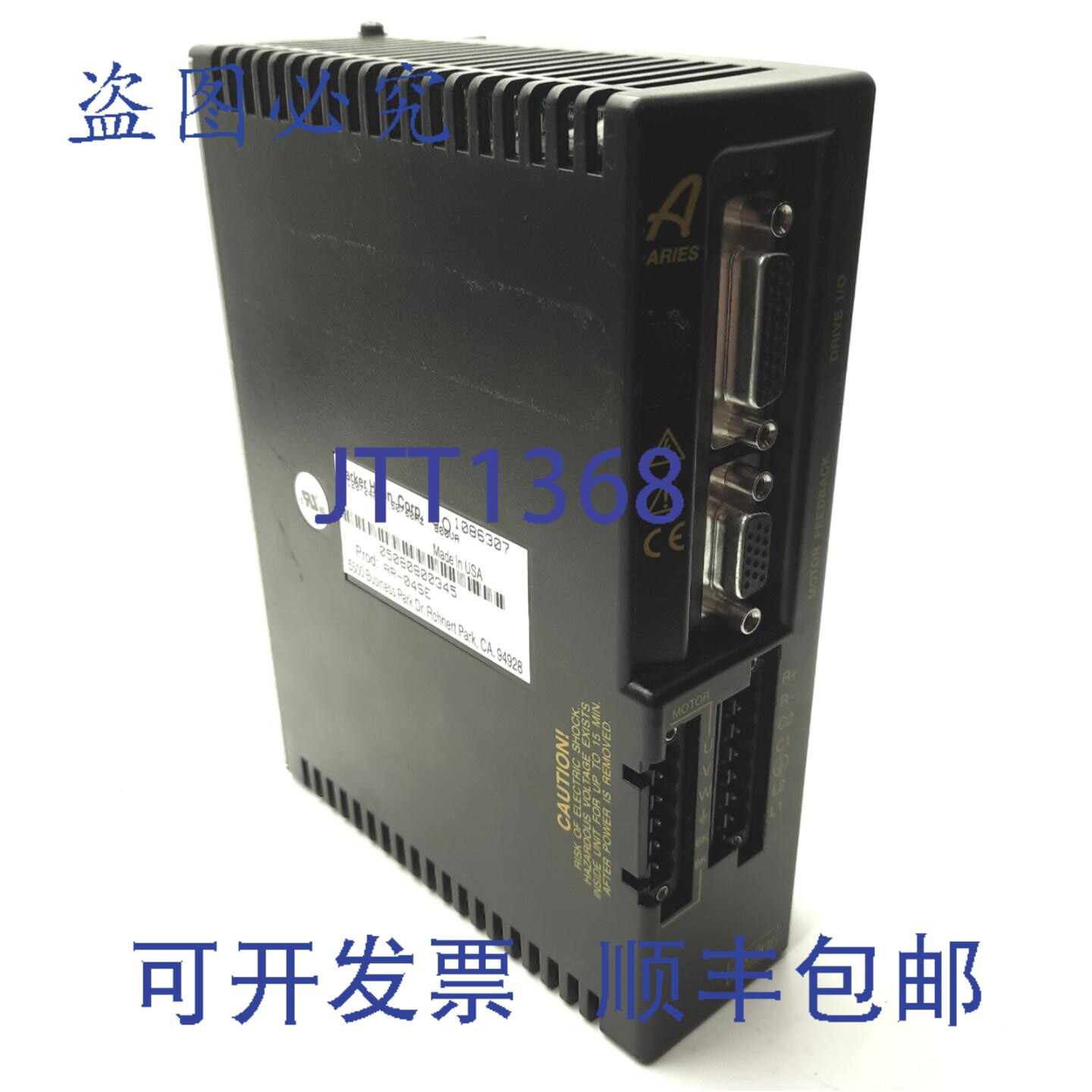原装供应Parker AR-04SE Aries 单轴伺服驱动器，170/340VDC 3.2A