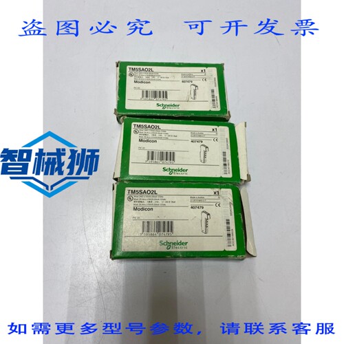 原装供应 MODICON TM5SAO2L 模拟输出模块