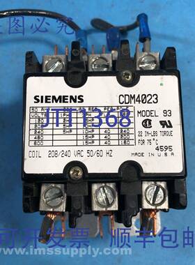 原装供应M4023 93 型接触器，208/240 VAC，50/60 HZ USIP