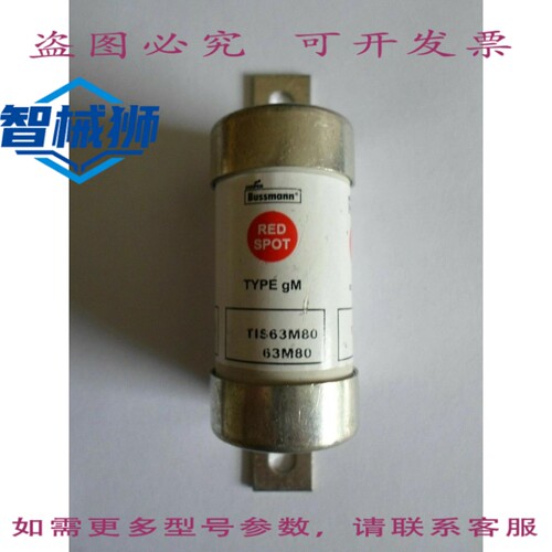 现货供应 BUSSMANN TIS63M80 63安培 GM HRC 型点状保险丝