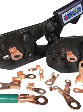 开口鼻省力压线钳ot开口铜鼻子5A-200A500端子钳压接线鼻钳子冷压