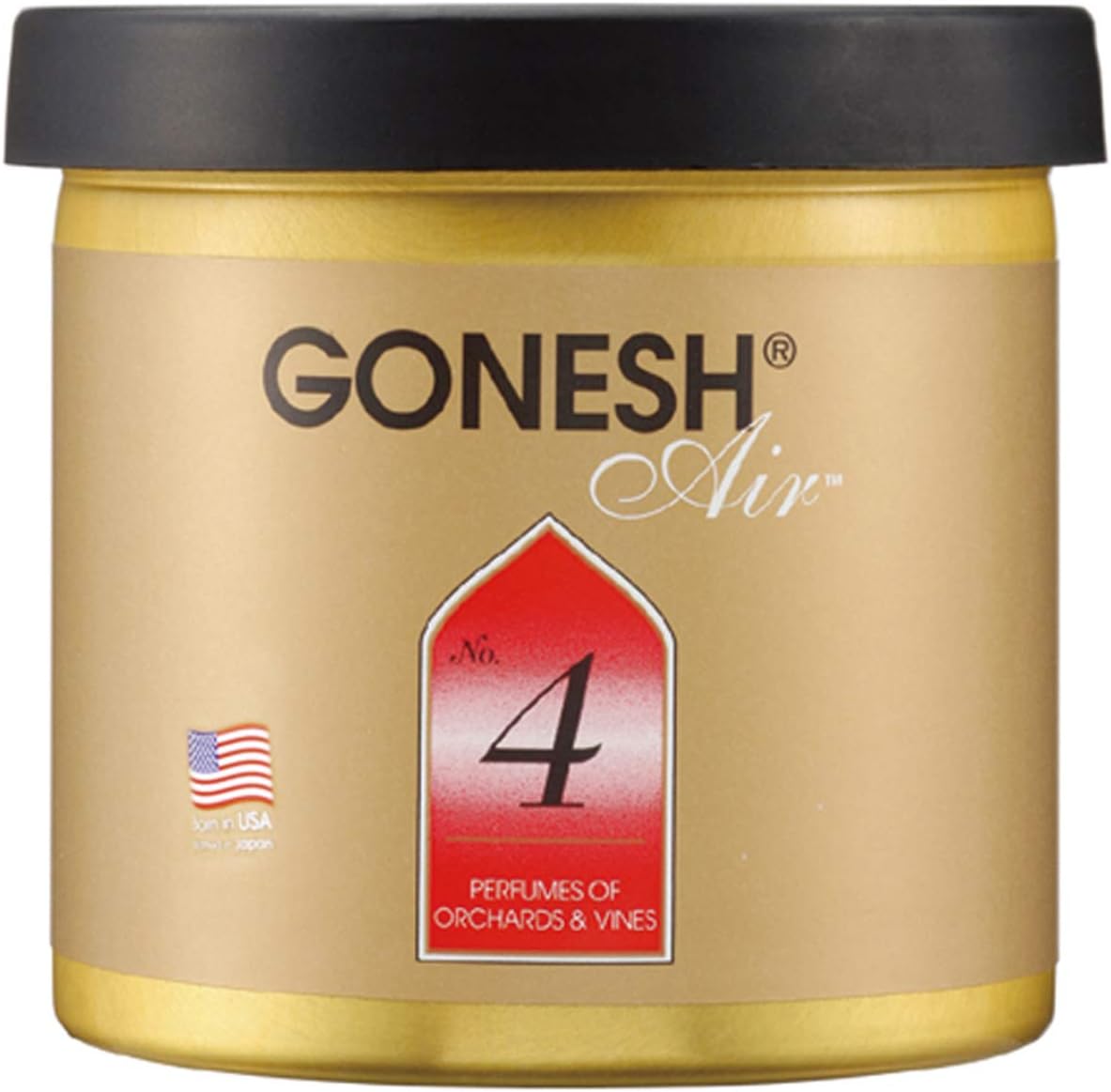 日本进口GONESH高妮诗凝胶空气清新剂 No.4(黄褐色&红*)