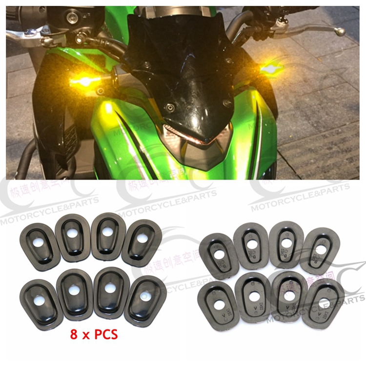 适用于NINJA1000 NINJA250R 300R 改装转向灯/指挥灯底座垫片