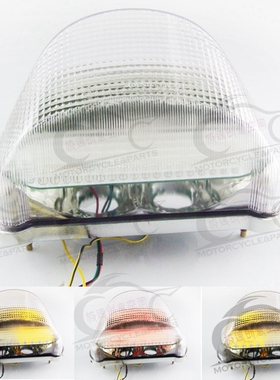 适用于KAWASAKI ZX12R ZX-12R 1999-2004改装LED后尾灯刹车灯
