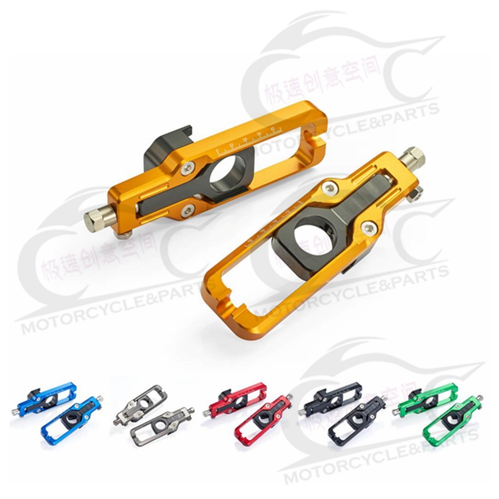 适用于铃木 GSXR600/750 2011-2019 CNC链条调节器后平叉调节码
