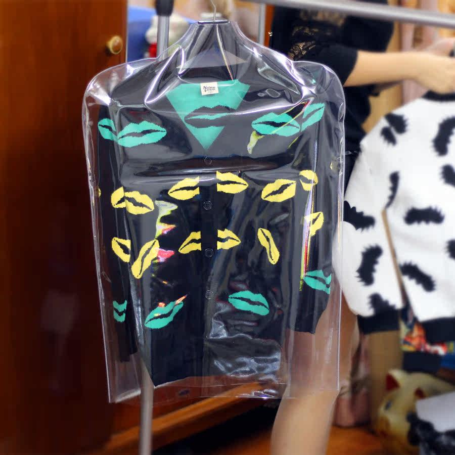 加厚服装店透明衣物防尘袋大衣罩半身全身套成人儿童衣服罩防尘罩