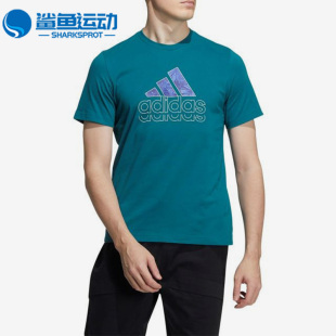 阿迪达斯正品 男子运动短袖 夏季 时尚 HE9920 新款 Adidas