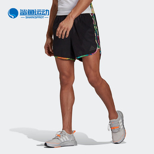 GK6967 FLORAL Adidas M20 男子跑步运动短裤 阿迪达斯正品 夏季