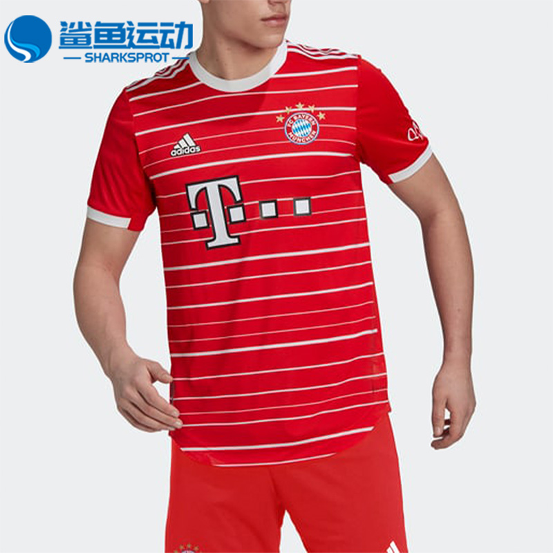 Adidas/阿迪达斯正品拜仁慕尼黑球员版男子运动球衣HT4825