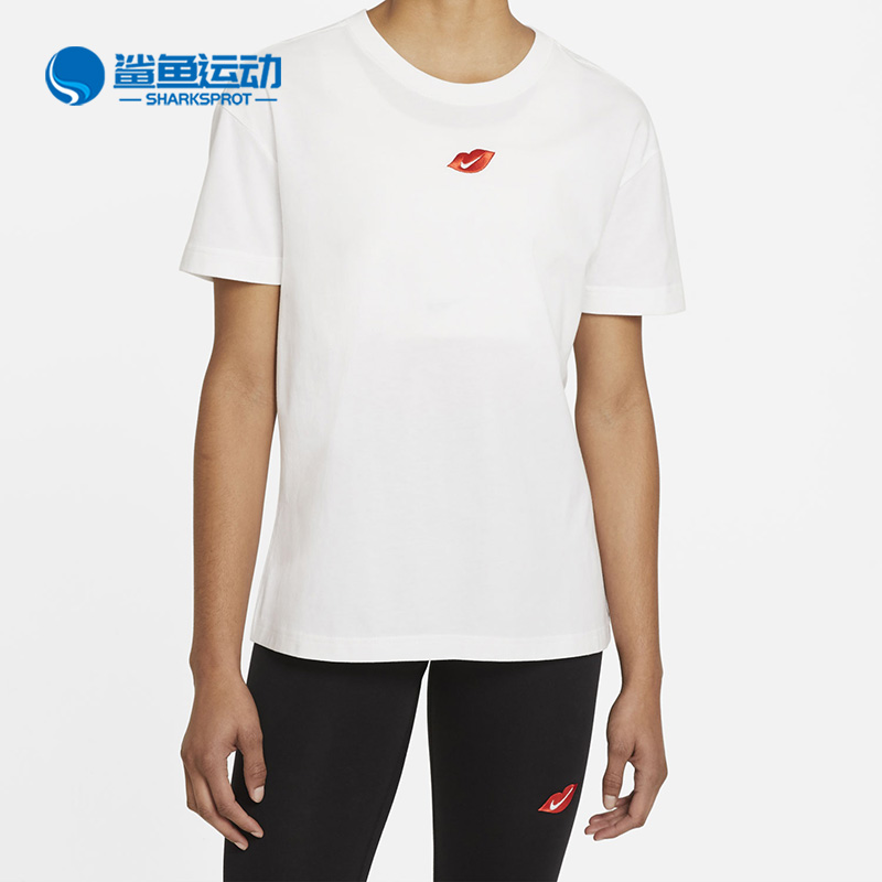 耐克女子刺绣运动短袖T恤