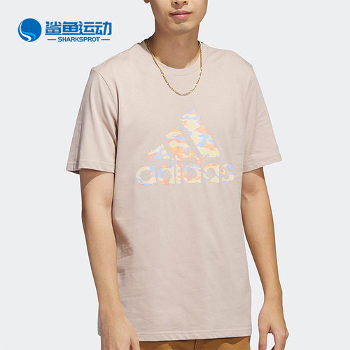 阿迪达斯男子运动T恤HS3216