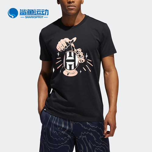 阿迪达斯男子运动T恤DX6926