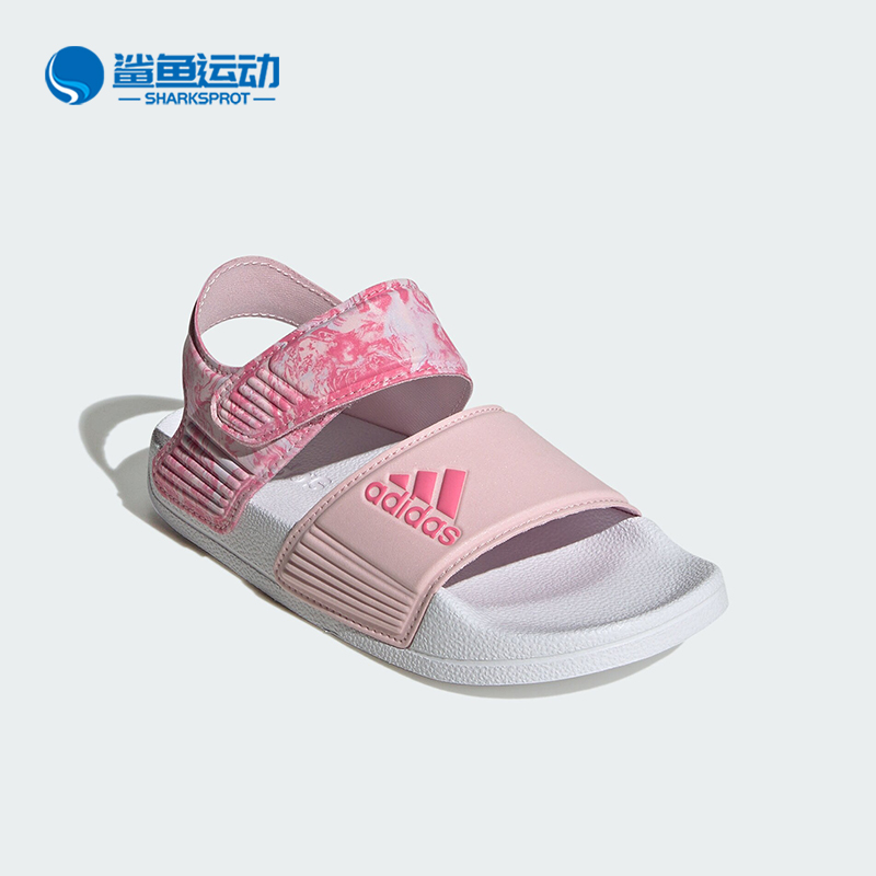 阿迪达斯大童魔术贴运动沙滩凉鞋