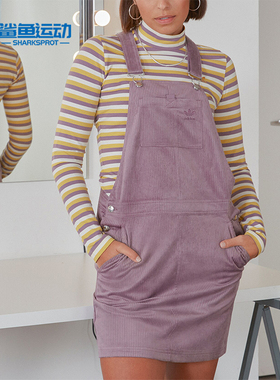 Adidas/阿迪达斯正品三叶草DRESS女士运动裙子背带裙GU0834