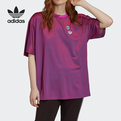 Adidas/阿迪达斯正品三叶草 SHEER TEE女装秋季运动短袖T恤FU3763