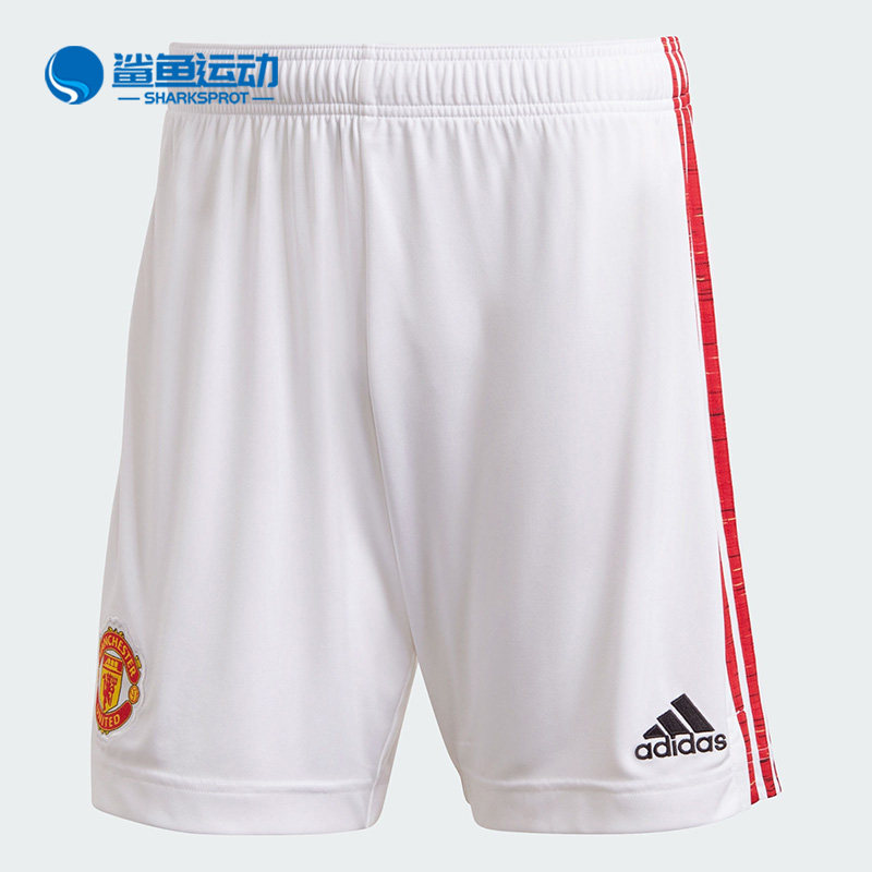 Adidas/阿迪达斯正品 20-21曼联主场男子运动足球训练短裤 FM4289