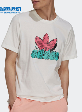 Adidas/阿迪达斯正品三叶草夏季新款男子休闲短袖T恤H13481