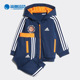 Adidas CX3481 针织套装 阿迪达斯正品 婴童印花休闲运动连帽衫