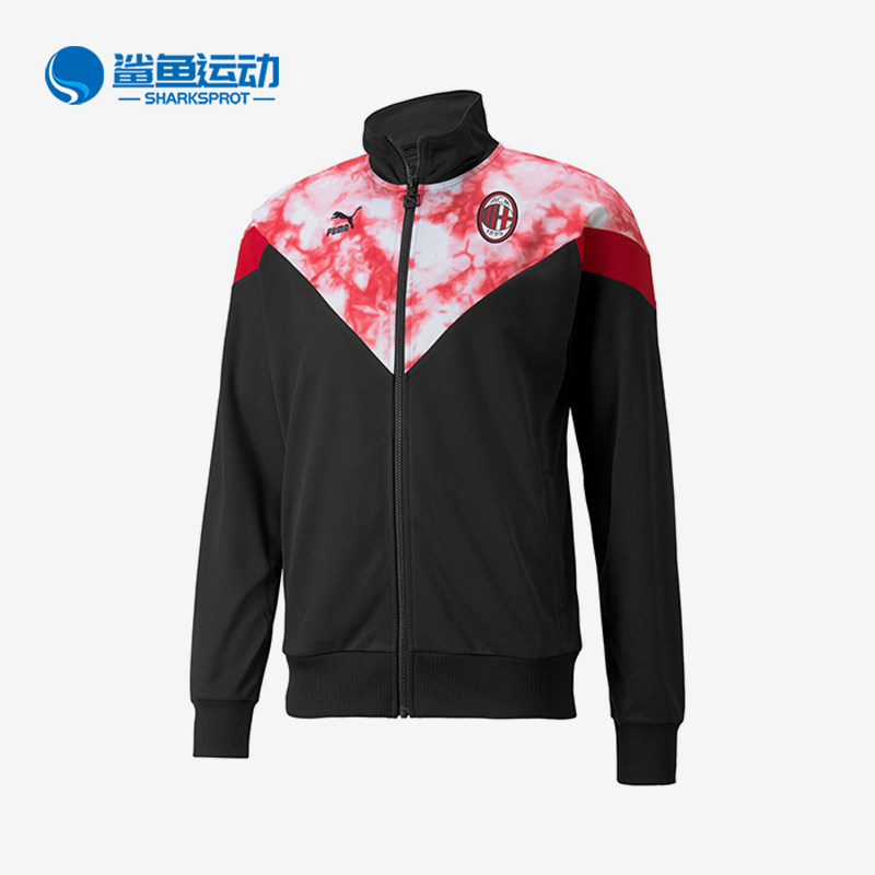 Puma/彪马正品春季男士个性印花休闲运动夹克外套765083-01