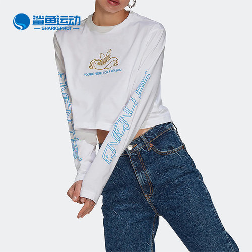 阿迪达斯女子运动T恤HT3776