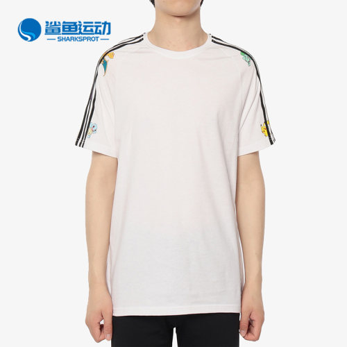 阿迪达斯男子运动T恤FM0320