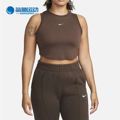 耐克正品女子短款休闲背心