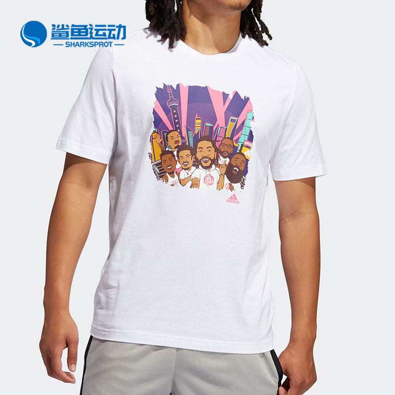 阿迪达斯男子运动T恤GL4426