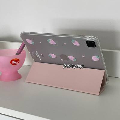 苹果ipad保护壳可爱草莓雾面软壳