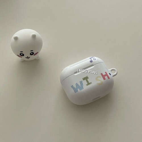 韩系ins格纹亮面AirPods耳机壳