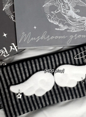 ins同款超火y2k时髦个性天使翅膀星星包包配饰胸针配饰少女感