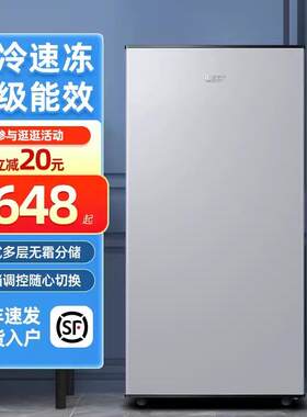 北极熊立式冷柜78升全冷冻电冰箱