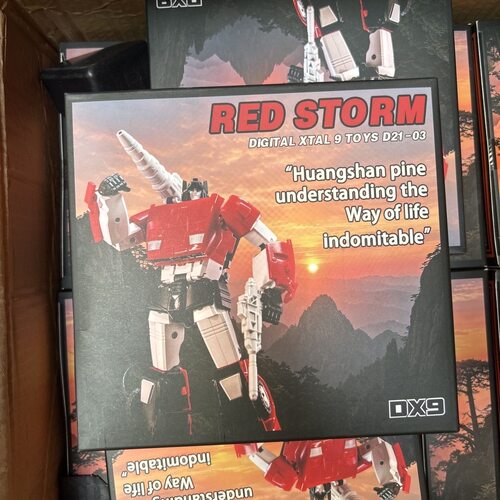 DX9 TOYS D21-03 横炮 红色风暴 MP比例 变形玩具 金刚 跑车 再版