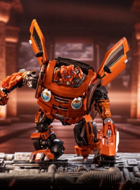 UT R07阿瓜 橙色挡泥板变2双胞胎兄弟阿瓜UNIQUETOYS变形玩具模型