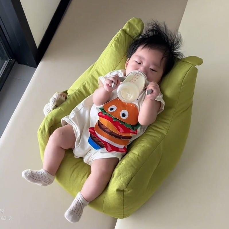 婴儿学坐沙发宝宝喝奶躺椅婴儿沙发可躺可睡小月龄专用懒人坐座椅