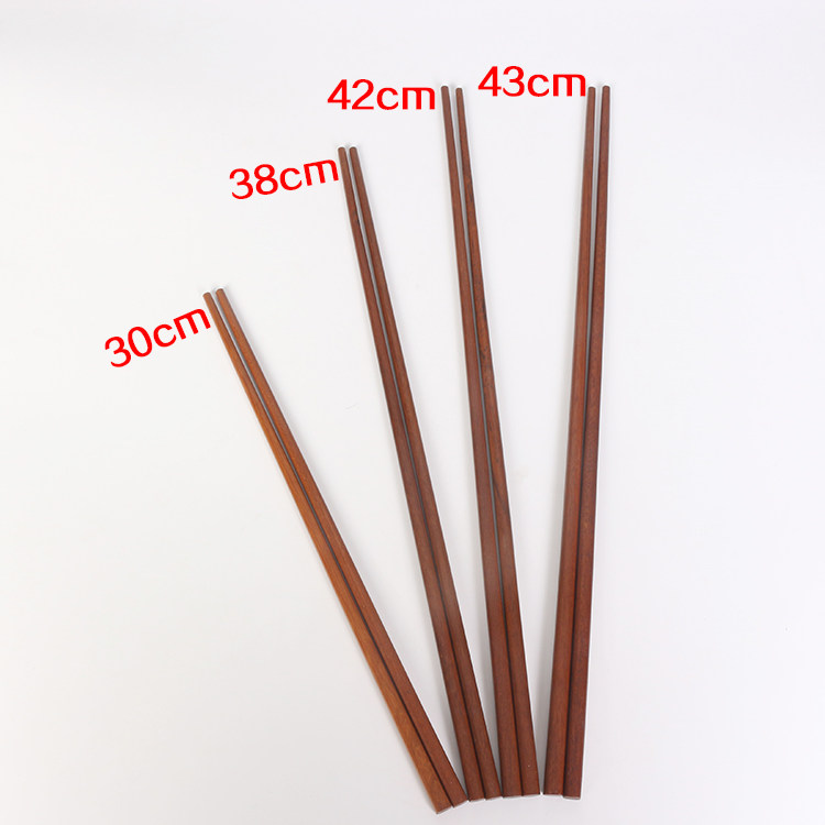 古麦仕铁木筷子超长筷子家用拌面条火锅筷加长炸油条筷防烫42cm