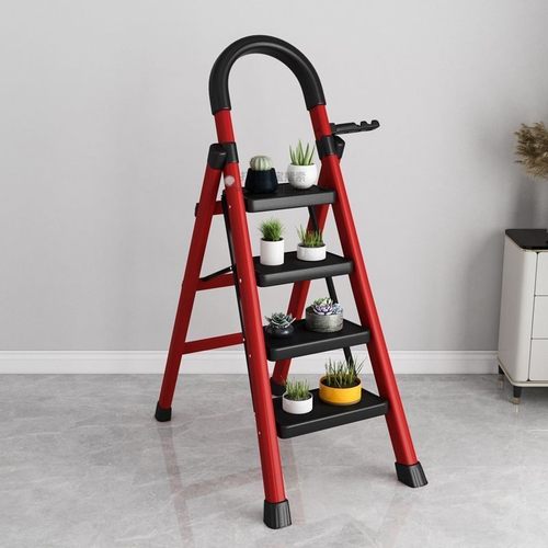 加厚碳钢人字梯梯子家用折叠梯移动楼梯伸缩梯步梯多功能室内梯子