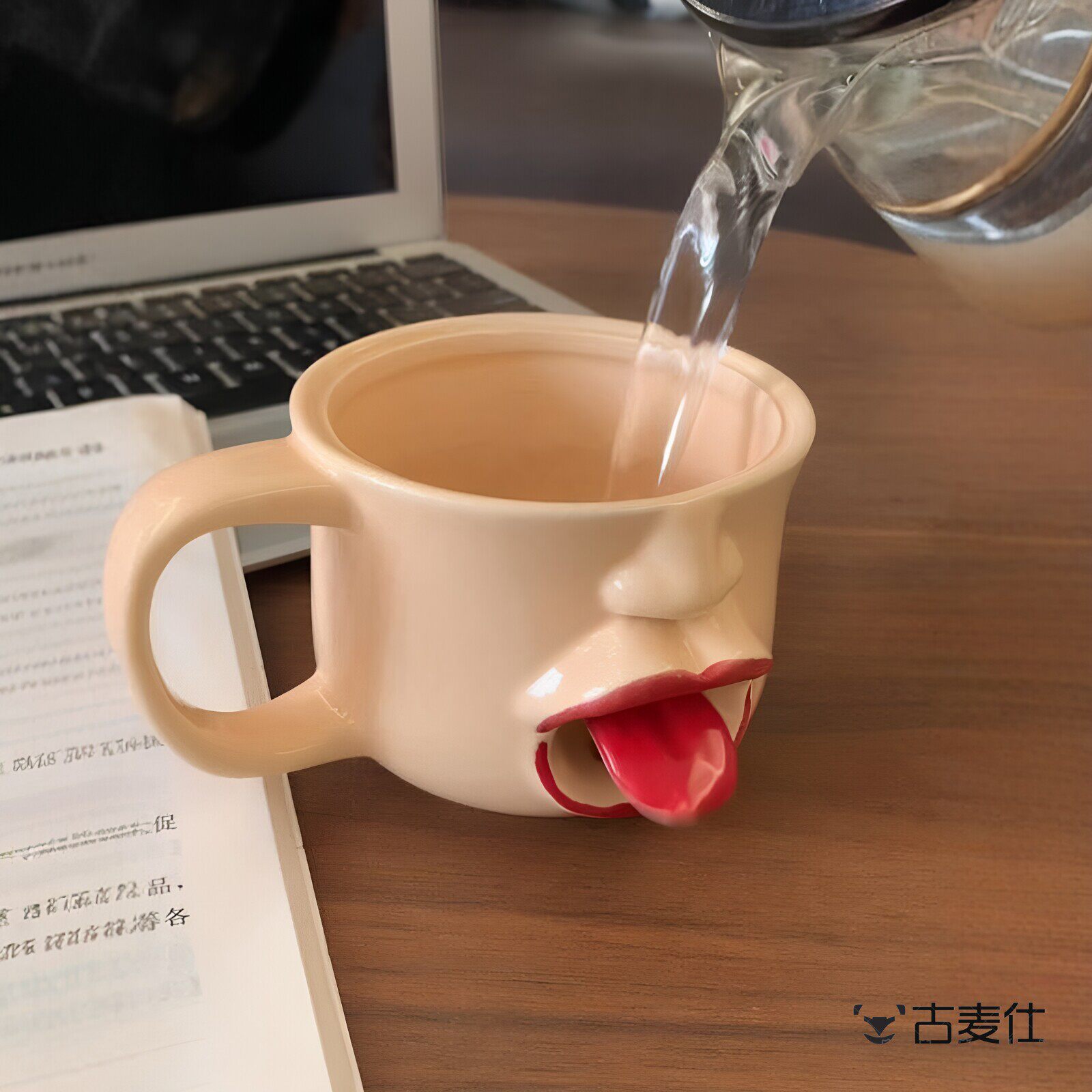 恶心猎奇吐舌头陶瓷马克杯办公室喝水杯子挑衅老板送朋友整人礼物