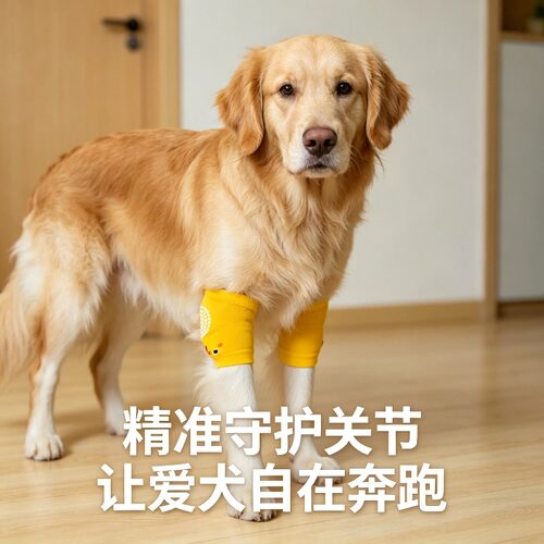 狗狗护肘大狗防磨腿套宠物前腿关节保暖护膝居家走路耐磨防护衣
