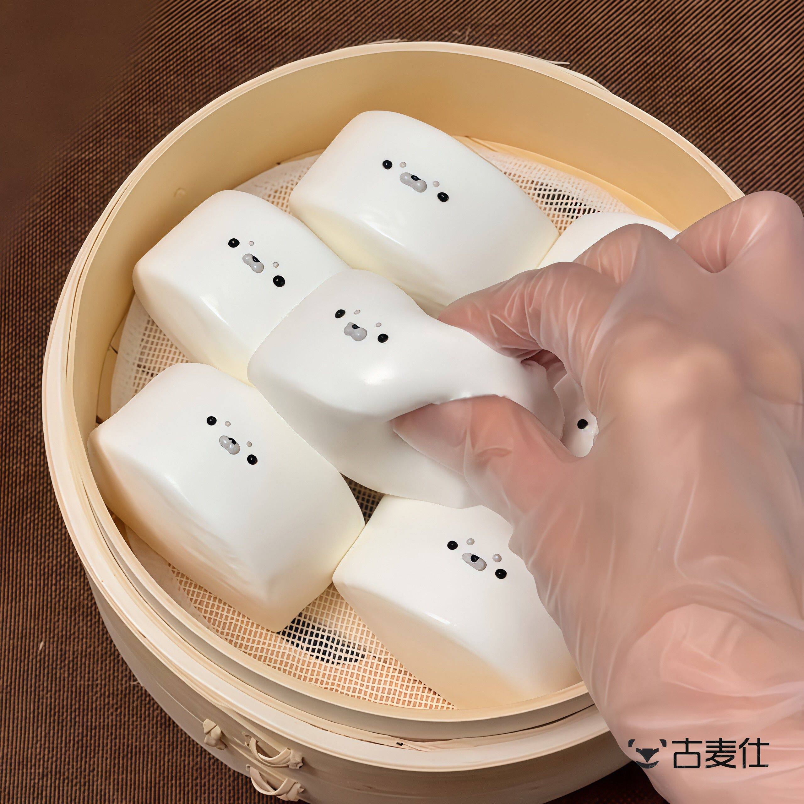 海豹白馒头~超湿软捏捏乐解压玩具手作球可塑性慢回弹情绪稳定器