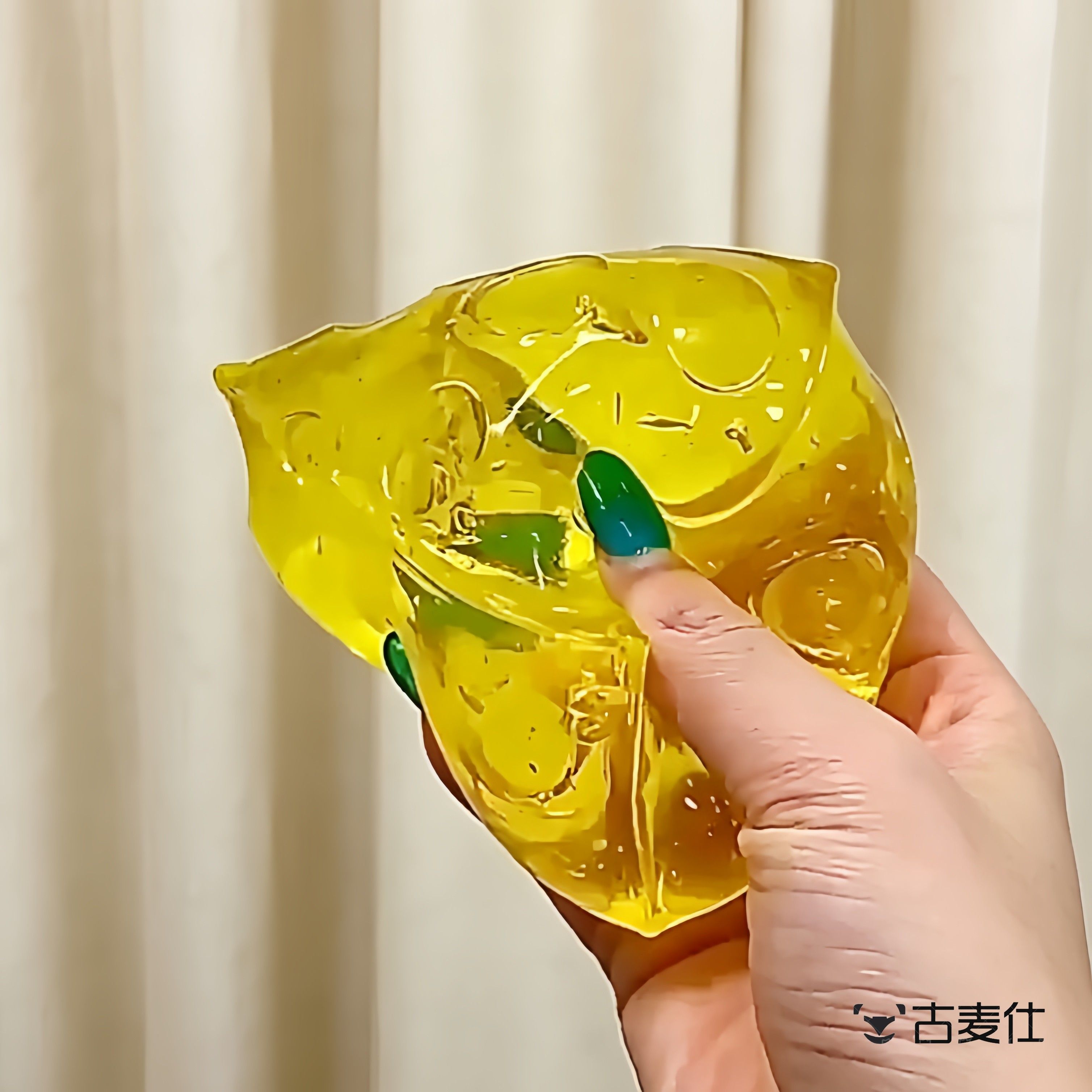 透亮！蜂蜜奶酪捏捏乐squishy解压玩具手作球麦芽糖学生髪泄神器