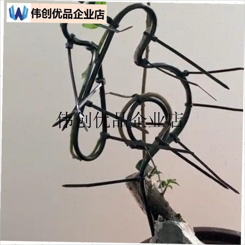 `金弹子老鸦柿紫薇盆景造型模具字模造型字素材铝V丝福寿中国结定