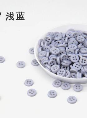 .迷你6mm树脂四眼扣bjd娃
