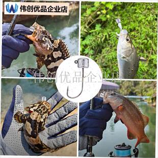 慕斯达内b德铅f头钩50祇装压铸不倒翁黑坑浮水虾鳜鱼鲈鱼防挂路,
