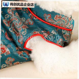 狗狗猫咪唐装汉服秋冬衣服宠物泰迪G比熊博美过新年中式拜年服马,