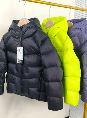 凯家同款2025冬季新款户外连帽儿童羽绒服男童女童95白鸭绒加厚