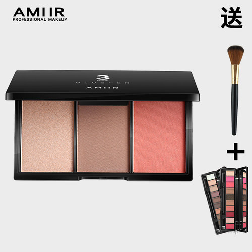 amiir包邮粉饼三合一提亮高光