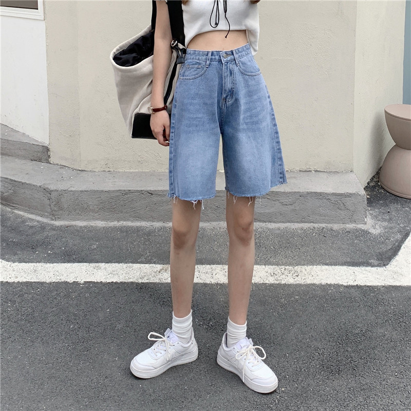 Real shot real price real shot high waist denim shorts for women