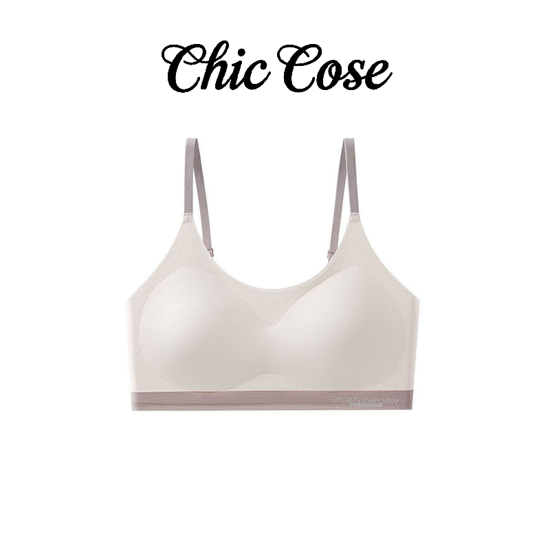 Chic Cose少女背心无痕内衣青春期学生薄文胸女童发育期二三阶段