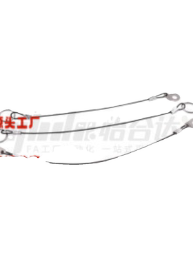 怡合达同款ZAA42-L150 200 300 400 500 快速插销用挂绳 不锈钢